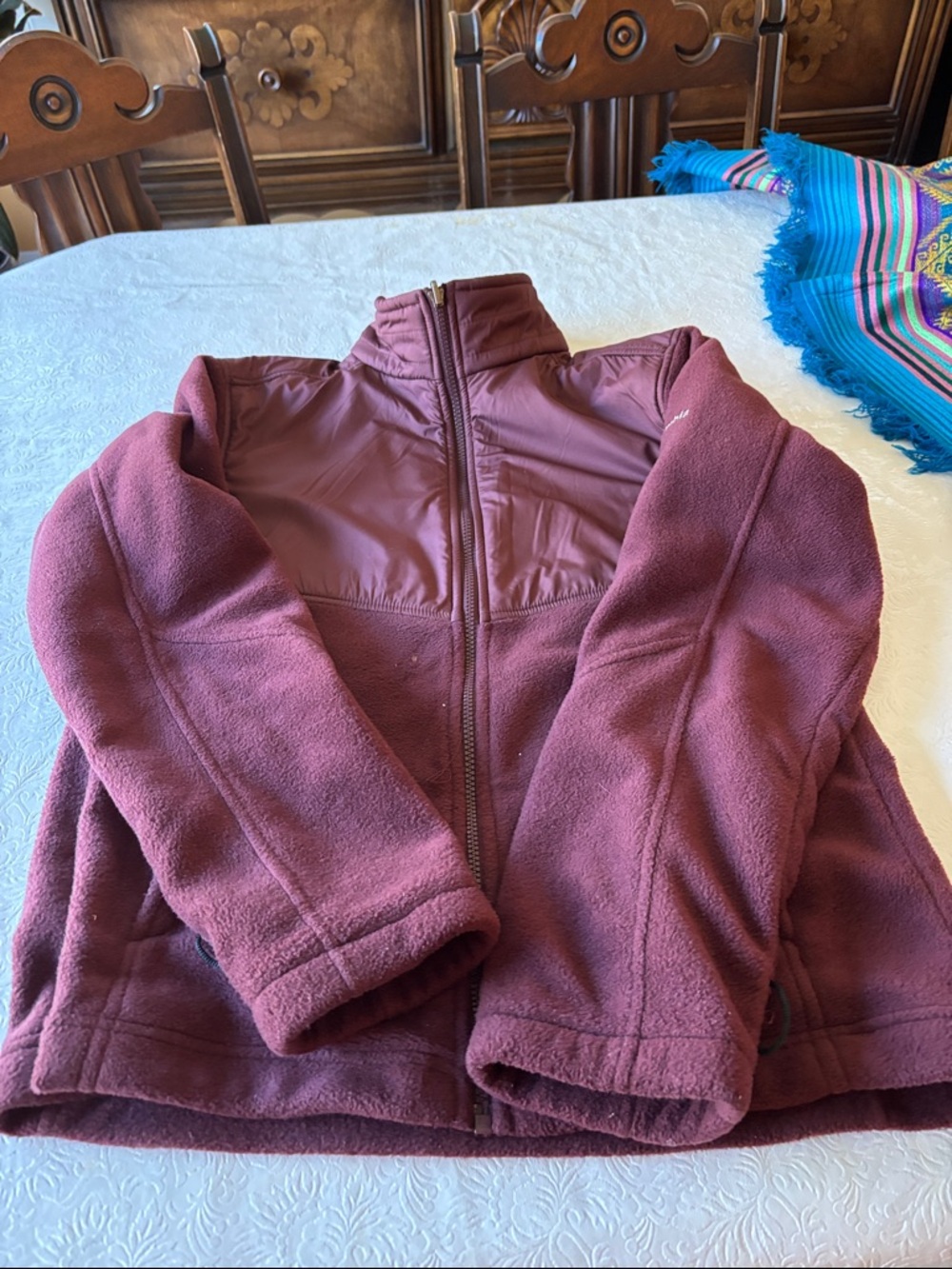 Columbia Women's Burgundy Teddy Fleece Jacket